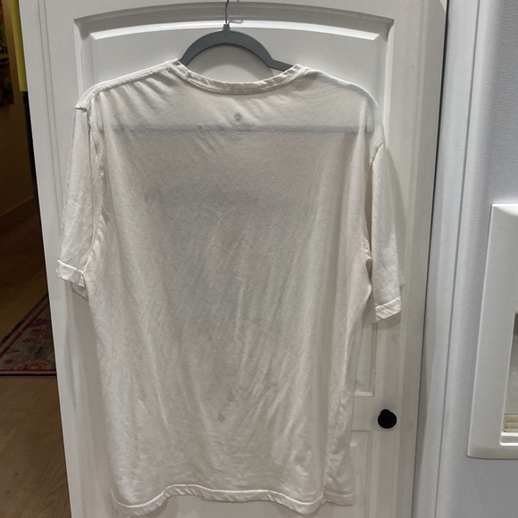 Men’s Level Wear cream and orange t shirt median Maunakea - Picture 4 of 4